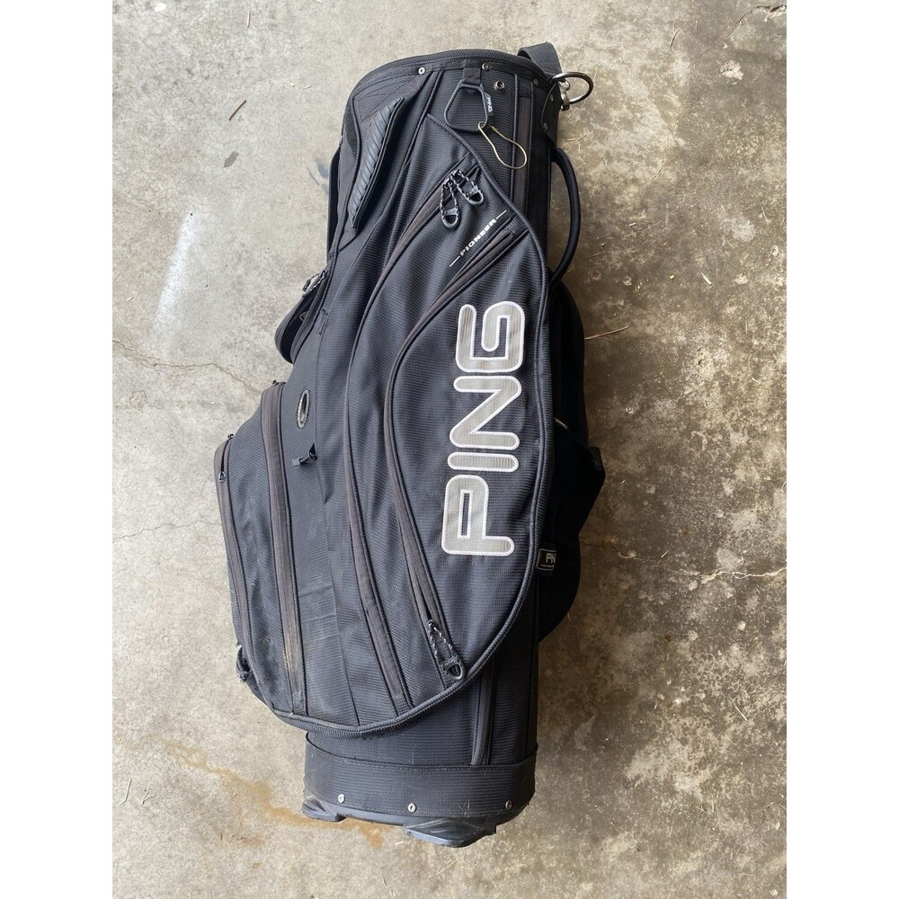 Ping Black Traverse Cart Golf Bag with 14 way Dividers (see Photos!!)